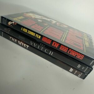 Horror DVD Movie Bundle – VVitch, House of 1000 Corpses, The Mist